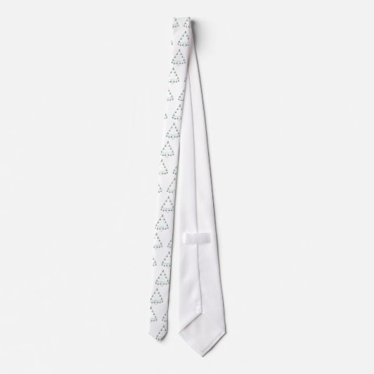 Voetbal kerstboom Necktie Stropdas (Achterkant)