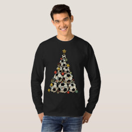 Voetbal Kerstboom T-shirt
