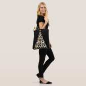 Voetbal Kerstboom Tote Bag (Op model)
