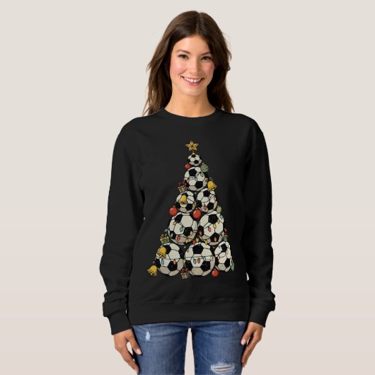 Voetbal Kerstboom Trui (Voorkant volledig)