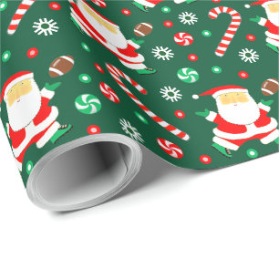 Voetbal Kerstcadeau Cadeaupapier