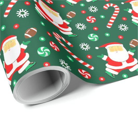 Voetbal Kerstcadeau Cadeaupapier (Rol Hoek)