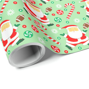 Voetbal Kerstcadeau Cadeaupapier