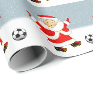 Voetbal Kerstcadeau Cadeaupapier