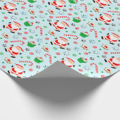 Voetbal Kerstcadeau Cadeaupapier (Hoek)
