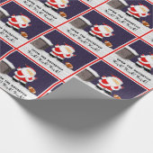 Voetbal Kerstcadeau Cadeaupapier (Hoek)