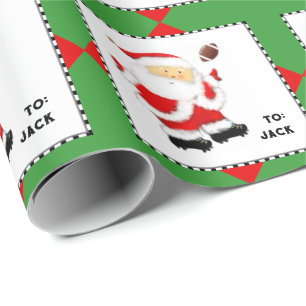 Voetbal Kerstcadeau Cadeaupapier