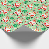 Voetbal Kerstcadeau Inpakpapier (Hoek)