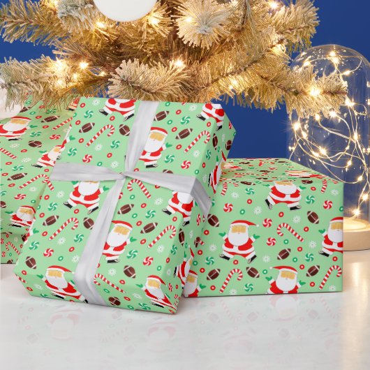 Voetbal Kerstcadeau Inpakpapier (Feestdagen)