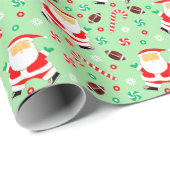 Voetbal Kerstcadeau Inpakpapier (Rol Hoek)