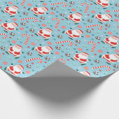 Voetbal Kerstcadeau Inpakpapier (Hoek)