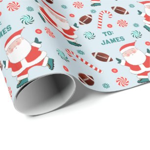 Voetbal Kerstcadeau Inpakpapier