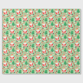Voetbal Kerstcadeau Inpakpapier (Vlak)