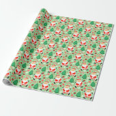 Voetbal Kerstcadeau Inpakpapier (Uitgerold)