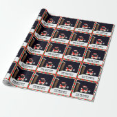 Voetbal Kerstcadeau Inpakpapier (Uitgerold)