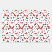 Voetbal Kerstcadeau Inpakpapier Vel (Voorkant 3)