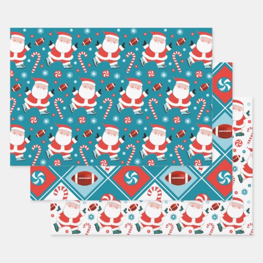 Voetbal Kerstcadeau Inpakpapier Vel (Set)
