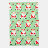 Voetbal Kerstcadeau Theedoek (Verticaal)