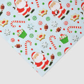 Voetbal Kerstcadeau Tissue Papier (Detail)