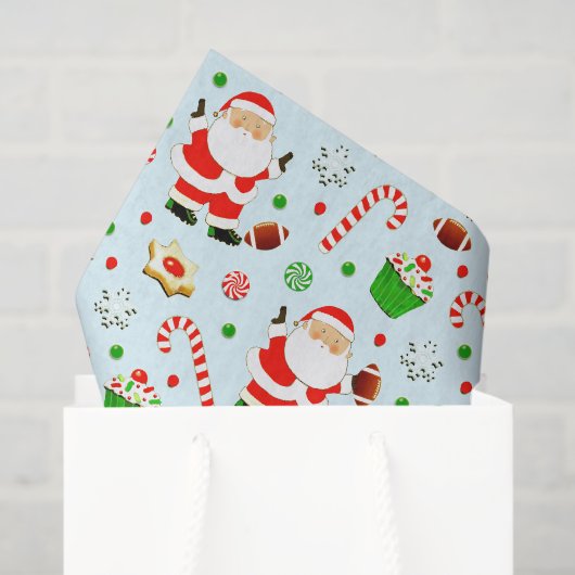 Voetbal Kerstcadeau Tissue Papier (Cadeauzakje)