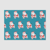 Voetbal Kerstcadeau Tissue Papier (Voorkant)