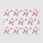 Voetbal Kerstcadeau Tissue Papier (Voorkant)