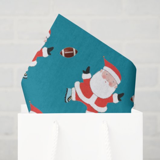 Voetbal Kerstcadeau Tissuepapier (Cadeauzakje)