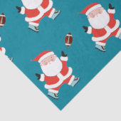 Voetbal Kerstcadeau Tissuepapier (Detail)