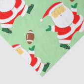 Voetbal Kerstcadeau Tissuepapier (Detail)