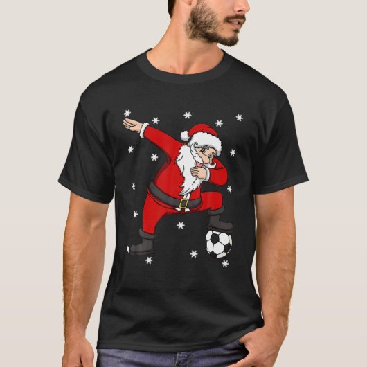 Voetbal kerstcadeaus kerstcadeaus voor kerstmis t-shirt (Voorkant)