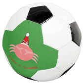 Voetbal kerstkrab (Drie kwart)