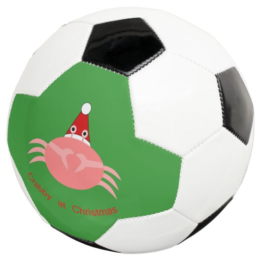 Voetbal kerstkrab (Drie kwart)