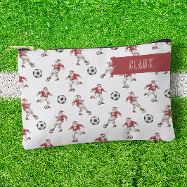 Voetbal Kerstman Gepersonaliseerde Kerst Etui