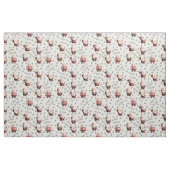 Voetbal Kerstman op Kant Stof (Fat Quarter)