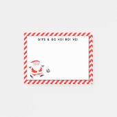 Voetbal Kerstmis cadeaubonnen Post-it® Notes (Voorkant)
