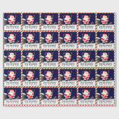 Voetbal Kerstmis Cadeaupapier (Vlak)