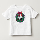 Voetbal kerstmis kinder shirts (Voorkant)