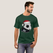 Voetbal Kerstmis T-Shirt (Voorkant volledig)