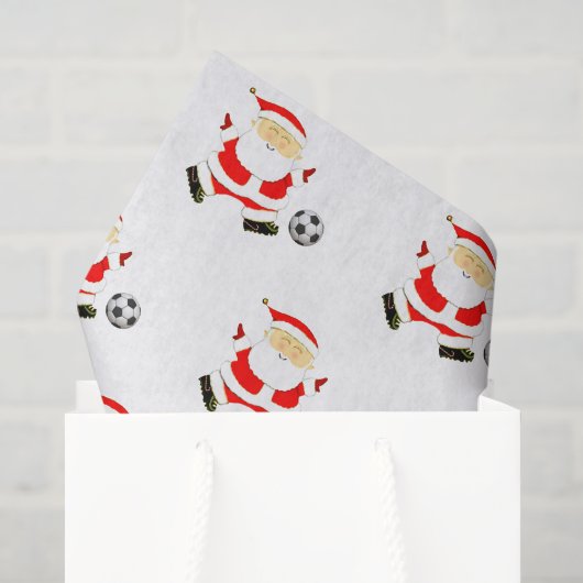Voetbal Kerstmis Tissuepapier (Cadeauzakje)