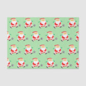 Voetbal Kerstmis Tissuepapier (Voorkant)