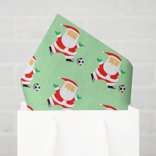 Voetbal Kerstmis Tissuepapier (Cadeauzakje)