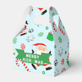 Voetbal Kerstvakantie Bedankdoosjes (Voorkant Zijde)