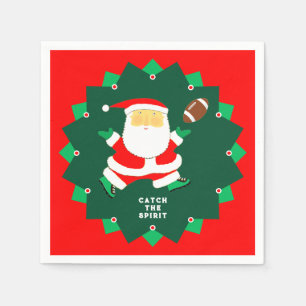 Voetbal Kerstvakantie Feestje Servet