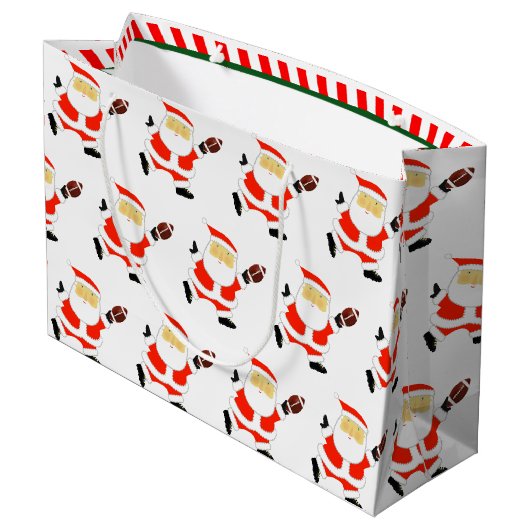 Voetbal Kerstvakantie Groot Cadeauzakje (Achterkant Gekanteld)