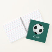 Voetbal Kids Jongens School Notitieboek (Binnen)