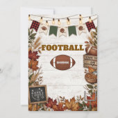 Voetbal Kijkfeestje Kaart (Achterkant)