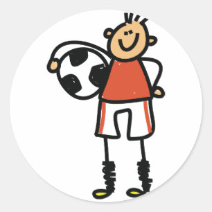 Voetbal Kind Stickers