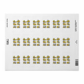 Voetbal Kinder Football Bouwwagens Etiket (Full Sheet)