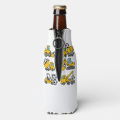 Voetbal Kinder Football Bouwwagens Flesjeskoeler (Fles Achterkant)