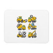 Voetbal Kinder Football Bouwwagens Magneet (Horizontaal)